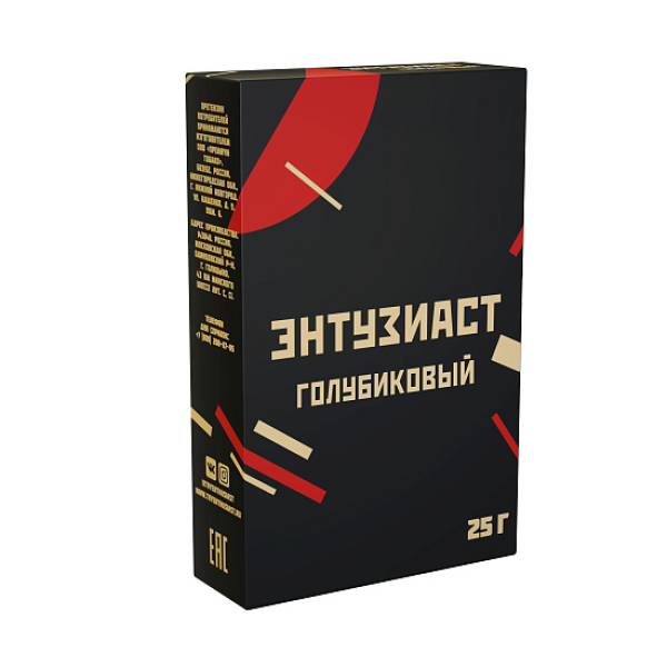 Табак ЭНТУЗИАСТ ГОЛУБИКОВЫЙ 25 гр в Краснодаре