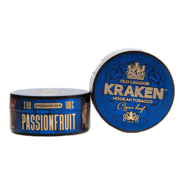 Табак Kraken Medium Seco Passion Fruit (Маракуйя) 100 гр в Краснодаре