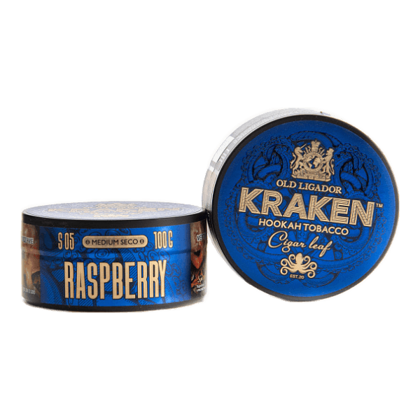 Табак Kraken Medium Seco Raspberry (Малина) 100 гр в Краснодаре