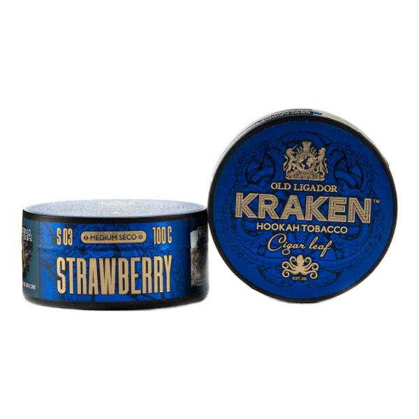 Табак Kraken Medium Seco Strawberr (Клубника) 100 гр в Краснодаре