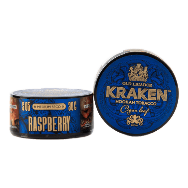 Табак Kraken Medium Seco Raspberry (Малина) 30 гр в Краснодаре
