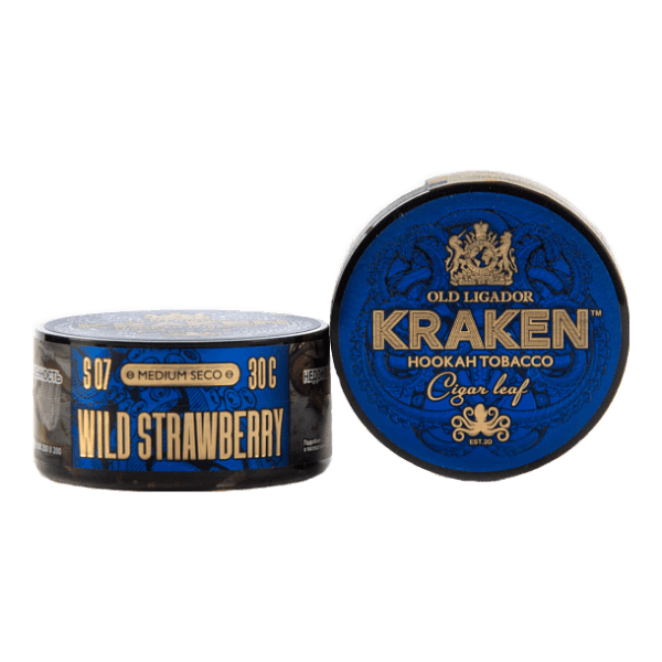 Табак Kraken Medium Seco wild strawberry (Земляника) 30 гр в Краснодаре
