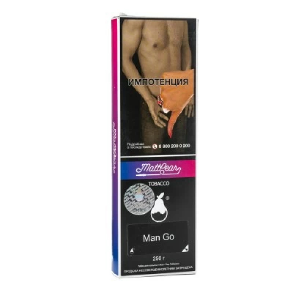 Табак MattPear Man Go (Манго) 250 гр в Краснодаре