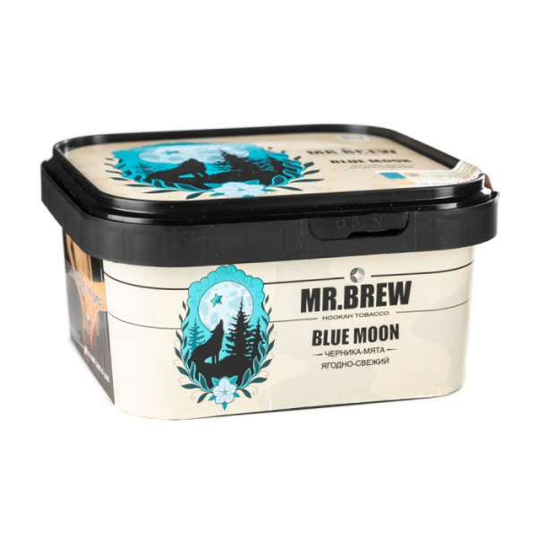 Табак Mr Brew Blue Moon (Черника с мятой) 200 гр в Краснодаре
