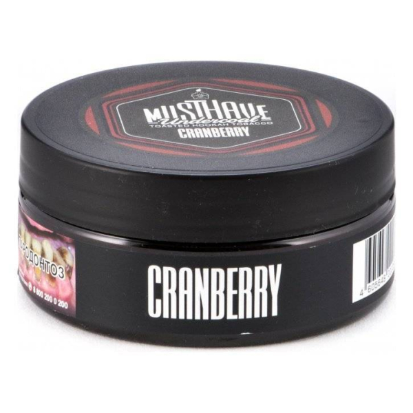 Табак Must Have Cranberry 125 грамм в Краснодаре
