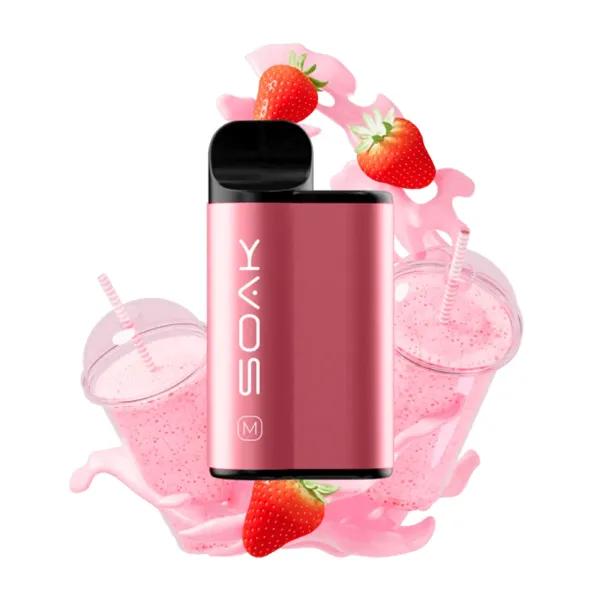 SOAK M Strawberry Cream dream (Клубничный милкшейк), 4000 тяг в Краснодаре