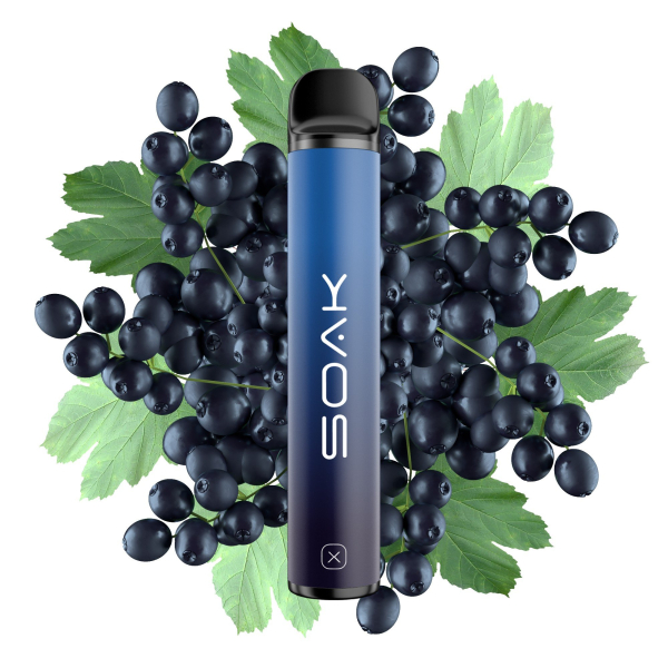 SOAK X Forest Blackcurrant (Лесная черная смородина), 1500 тяг в Краснодаре