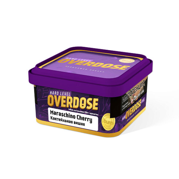 Табак OVERDOSE Maraschino Cherry (коктейльная вишня) 200 гр в Краснодаре