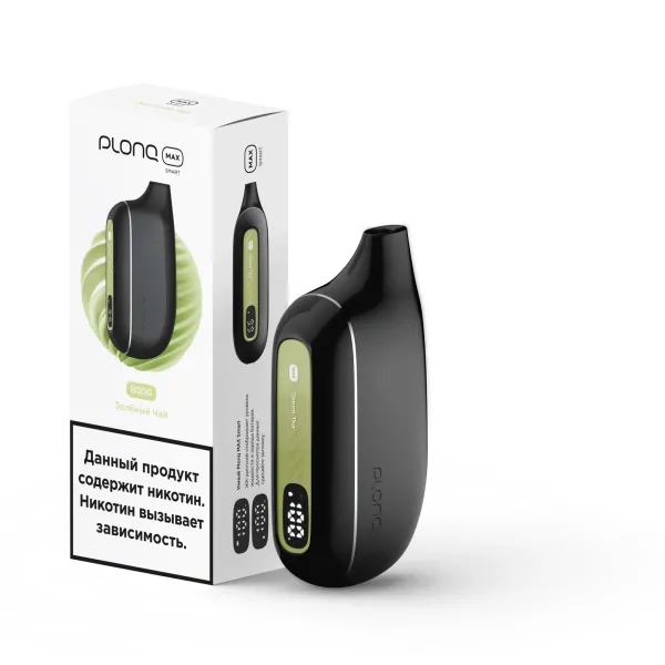 Plonq Max Smart Зеленый Чай (8000 Затяжек) 20 Мг в Краснодаре
