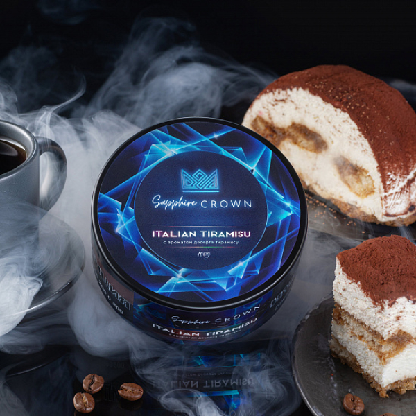 Табак Sapphire Crown Italian Tiramisu (Сливочный крем бисквит) 100 гр в Краснодаре