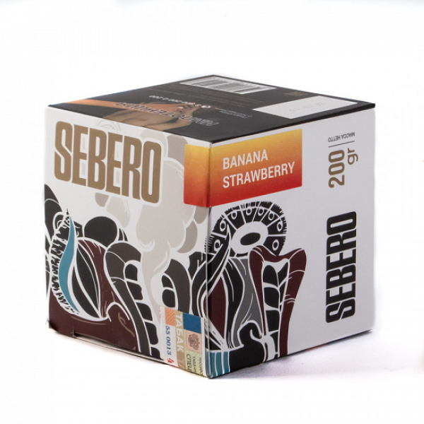Табак SEBERO BANANA STRAWBERRY 200 грамм в Краснодаре