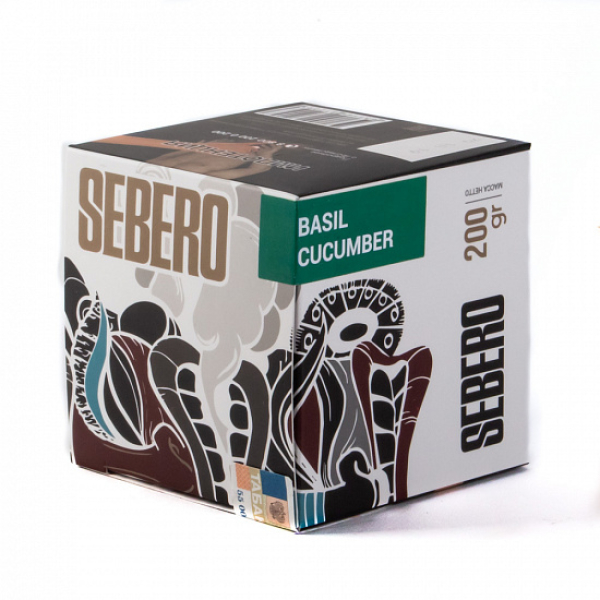 Табак SEBERO BASIL CUCUMBER 200 грамм в Краснодаре