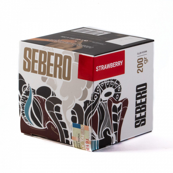 Табак SEBERO STRAWBERRY 200 грамм в Краснодаре