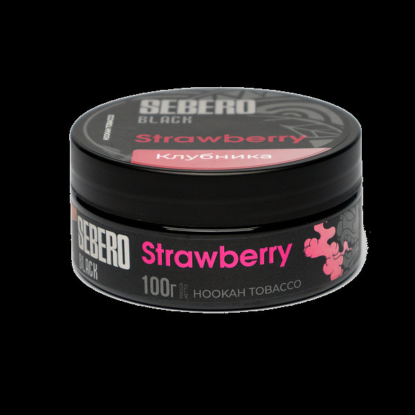 Табак SEBERO BLACK STRAWBERRY 100 гр в Краснодаре