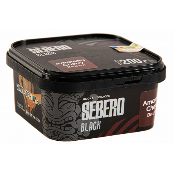 Табак SEBERO BLACK AMARENA CHERRY 200 гр в Краснодаре