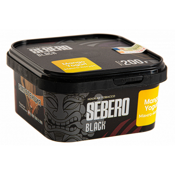 Табак SEBERO BLACK MANGO YOGURT 200 гр в Краснодаре