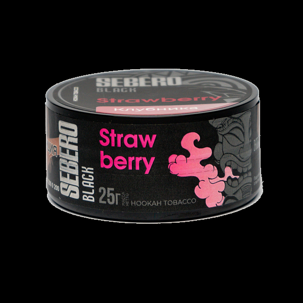 Табак SEBERO BLACK STRAWBERRY 25 гр в Краснодаре