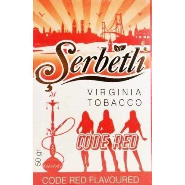 Табак Serbetli Code Red 50 грамм в Краснодаре