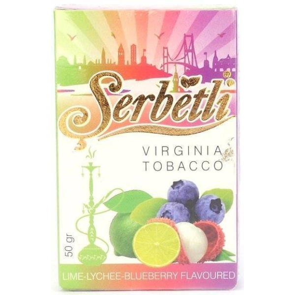Табак Serbetli Lime Lychee Blueberry в Краснодаре