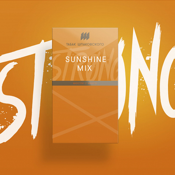 Табак Шпаковского Strong Sunshine MIx (Мюсли Манго) 40 гр в Краснодаре