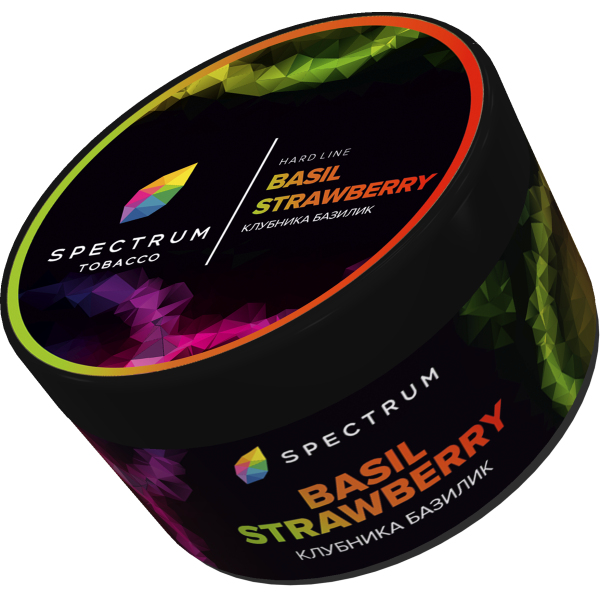 Табак Spectrum Hard BasilStrawberry 200 грамм в Краснодаре
