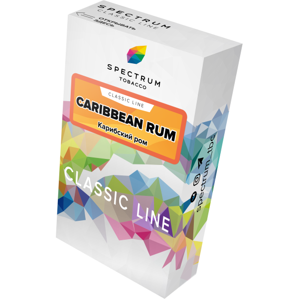 Табак Spectrum Classic caribbean rum 40 грамм в Краснодаре