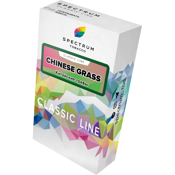 Табак Spectrum Classic chinese grass 40 грамм в Краснодаре