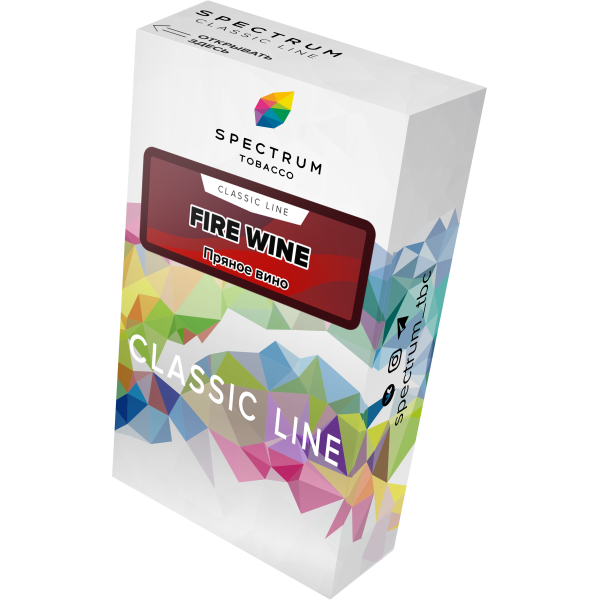 Табак Spectrum Classic fire wine 40 грамм в Краснодаре