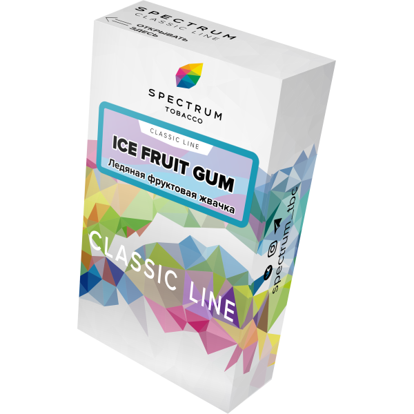 Табак Spectrum Classic ice fruit gum 40 грамм в Краснодаре