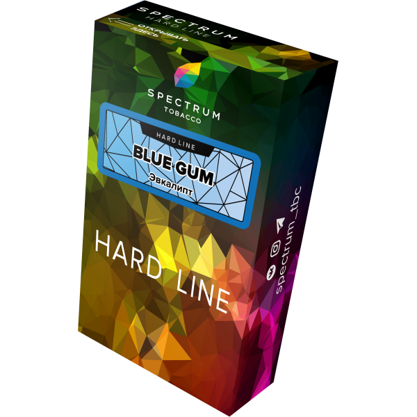 Табак Spectrum Hard blue gum 40 грамм в Краснодаре