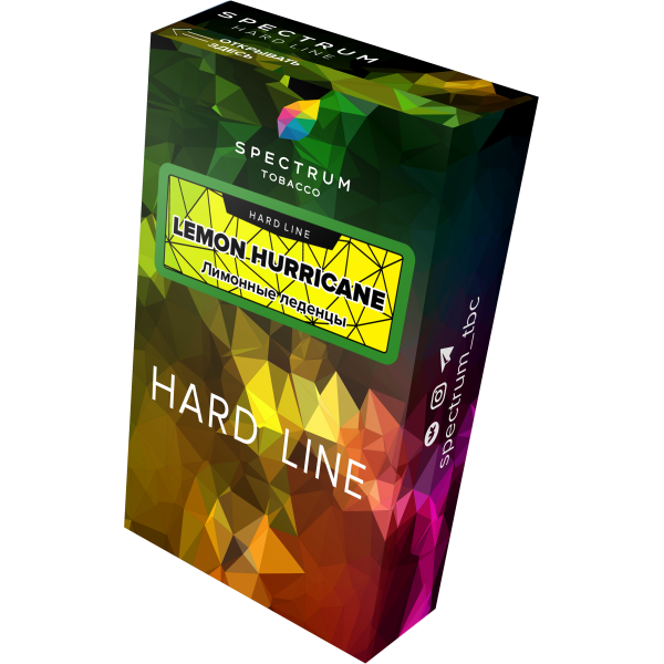 Табак Spectrum Hard lemon hurricane 40 грамм в Краснодаре