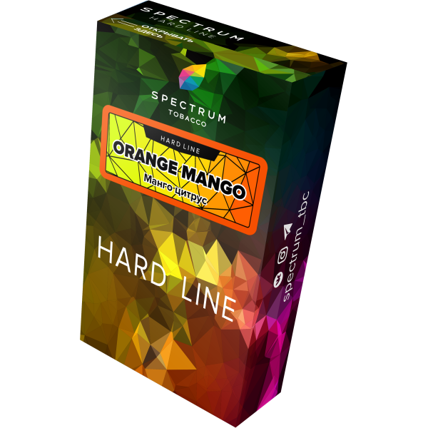 Табак Spectrum Hard orange mango 40 грамм в Краснодаре