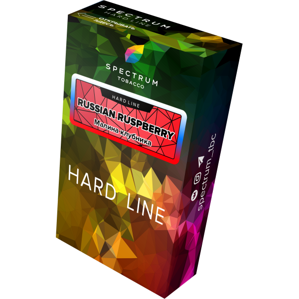 Табак Spectrum Hard russian raspberry 40 грамм в Краснодаре