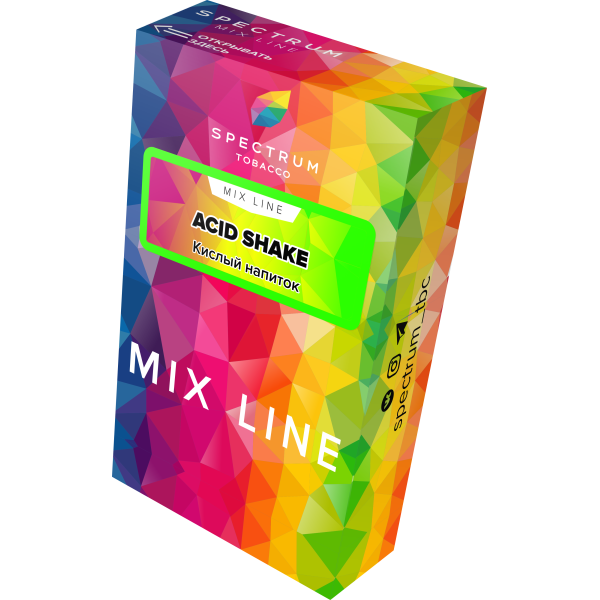Табак Spectrum Mix Line Acid Shake 40 грамм в Краснодаре
