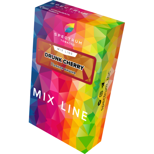 Табак Spectrum Mix Line Drunk Cherry 40 грамм в Краснодаре