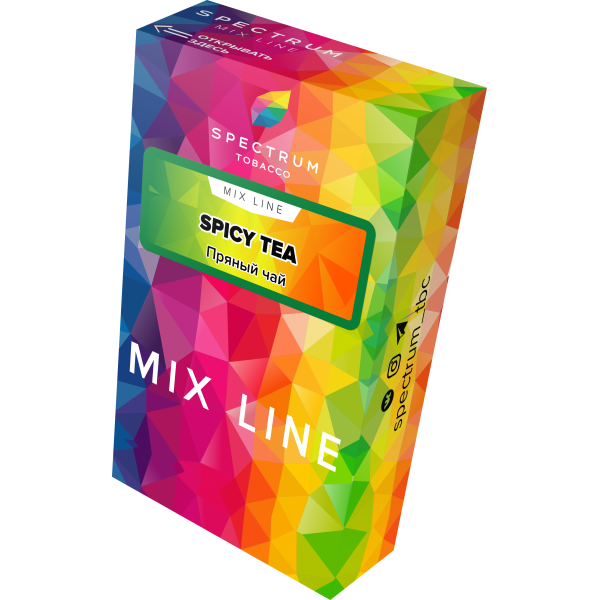 Табак Spectrum Mix Line Spicy Tea 40 грамм в Краснодаре