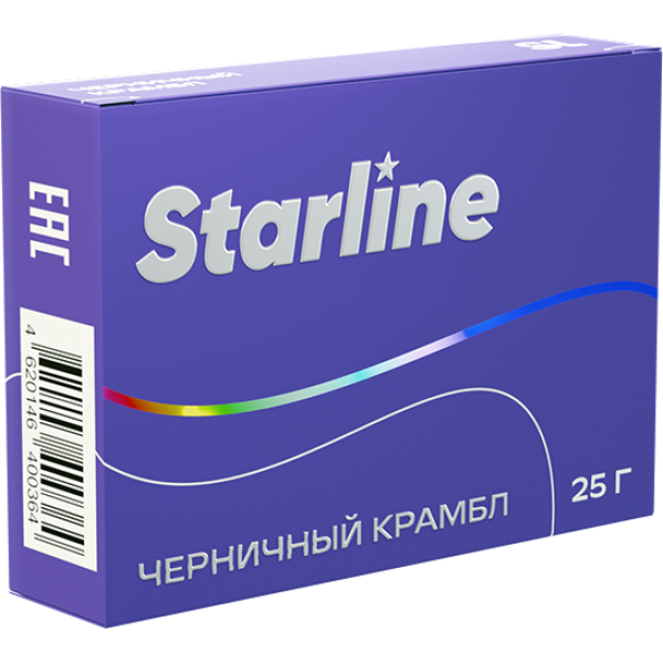 Табак Starline Черничный крамбл 25 гр в Краснодаре