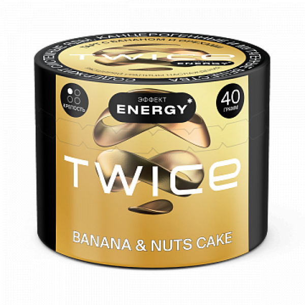 Табак TWICE Banana Nuts Cake (Пирог с бананом и орехами) 40 гр в Краснодаре