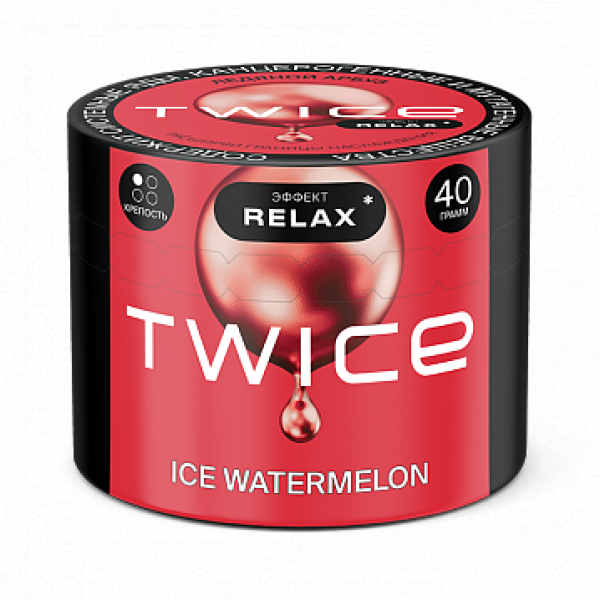 Табак TWICE Ice Watermelon (Ледяной арбуз) 40 гр в Краснодаре