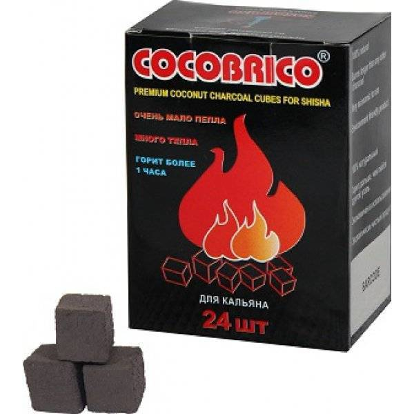 Уголь для кальяна CocoBrico 24 кубика в Краснодаре