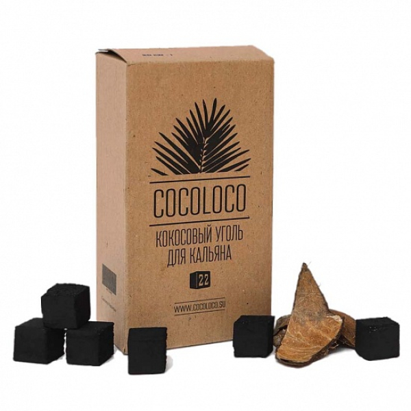 Кокосовый уголь Cocoloco 22мм в Краснодаре