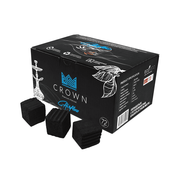 Уголь Crown Airflow Кокосовый 72 Шт (25 Мм) в Краснодаре