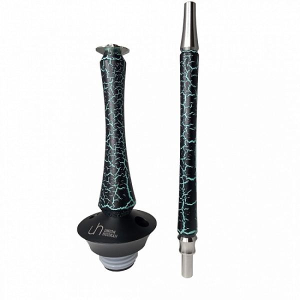 Кальян Union Hookah Sleek Кракле голубой в Краснодаре