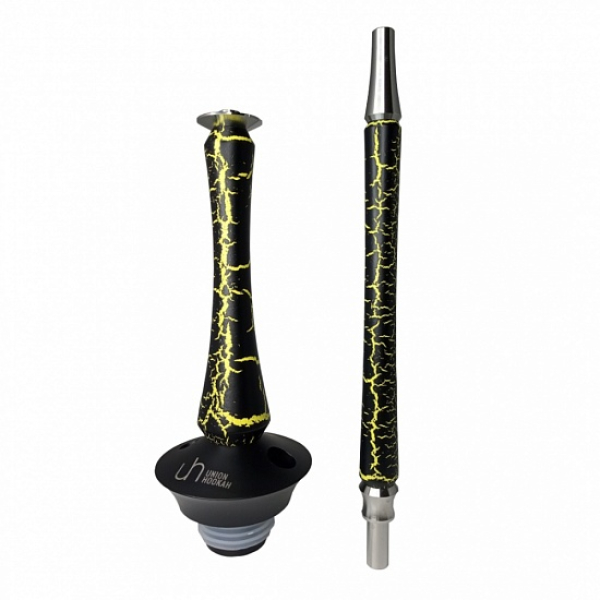 Кальян Union Hookah Sleek Кракле желтый в Краснодаре