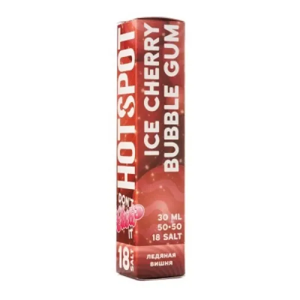 Жидкость HOTSPOT Chow Ice Cherry Bubble Gum 30 мл в Краснодаре