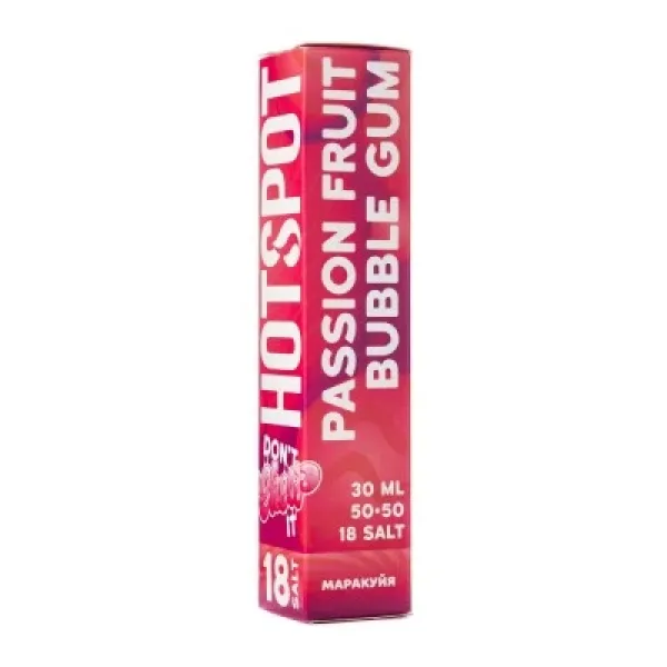 Жидкость HOTSPOT Chow Passion Fruit Bubble Gum 30 мл в Краснодаре