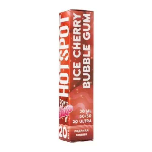 Жидкость HOTSPOT Chow Ultra Ice Cherry Bubble Gum 30 мл в Краснодаре