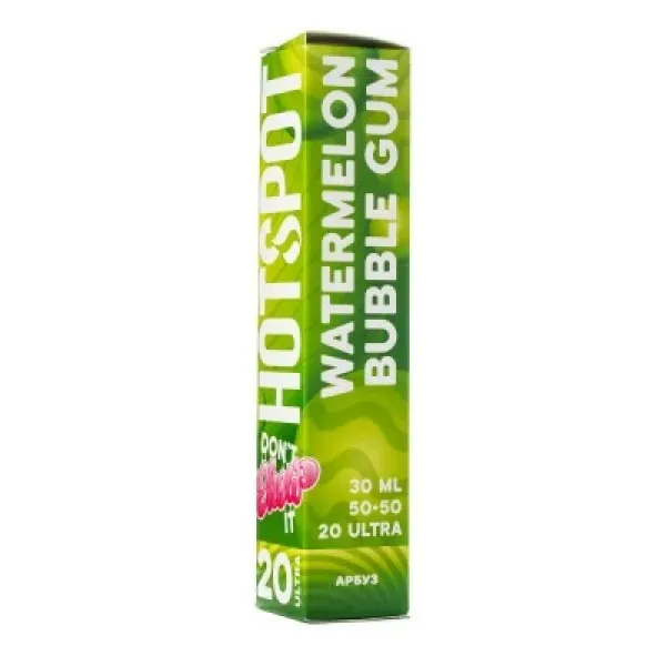 Жидкость HOTSPOT Chow Ultra Watermelon Bubble Gum 30 мл в Краснодаре