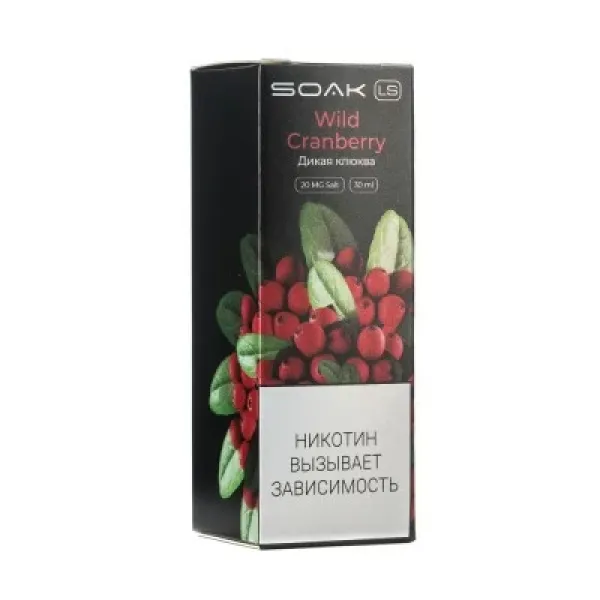 Жидкость SOAK LS Wild Cranberry 30 мл в Краснодаре