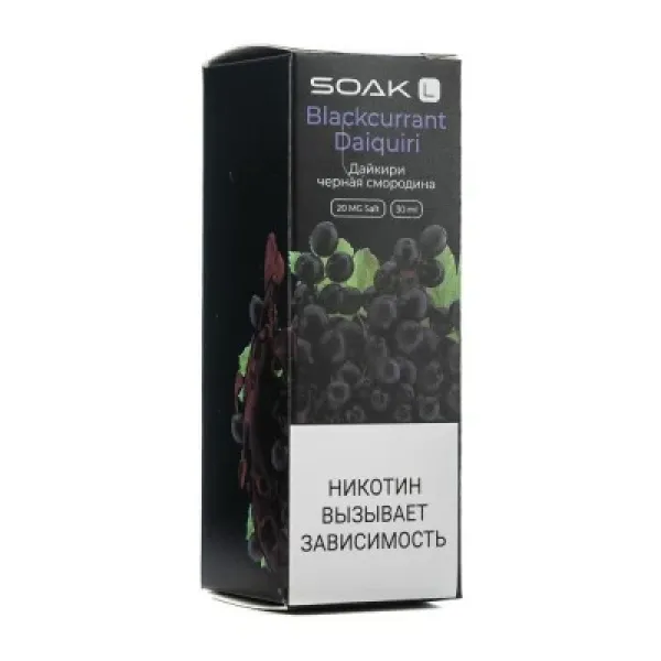 Жидкость SOAK L Blackcurrant Daiquiri 30 мл в Краснодаре